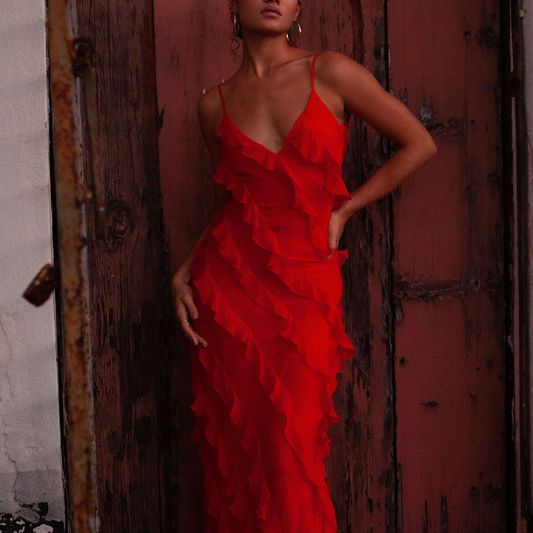 Sandra • Vestido largo elegante