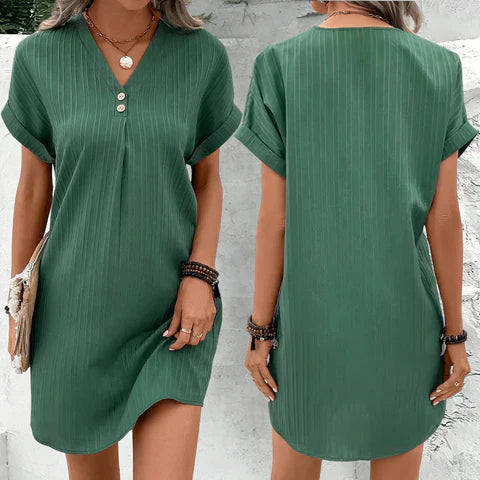 Jasmina - Vestido con cuello en V