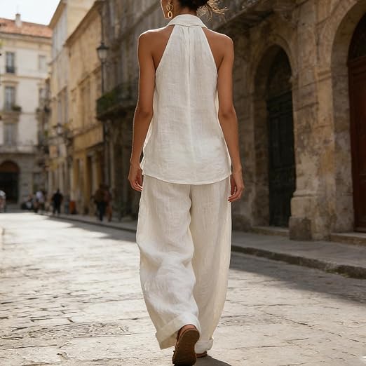 Ainhoa | Conjunto sofisticado de dos piezas