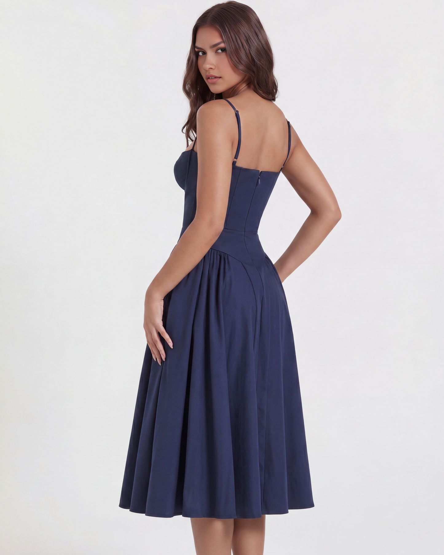 Francesca- Vestido viral en azul