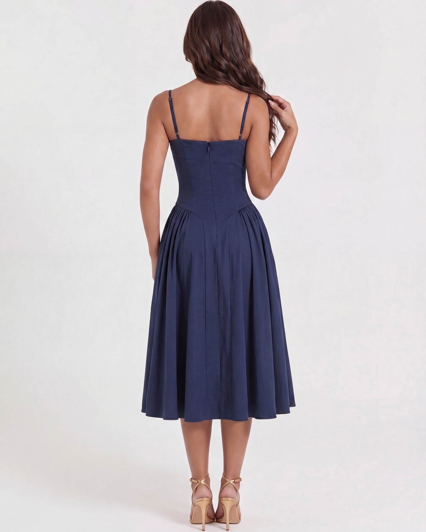 Francesca- Vestido viral en azul