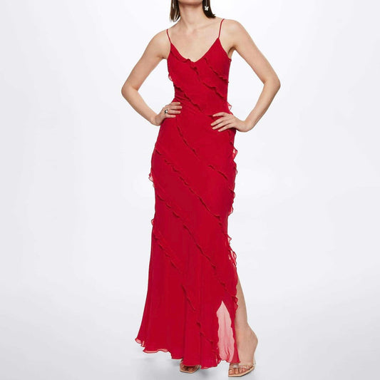 Sandra-Vestido largo elegante