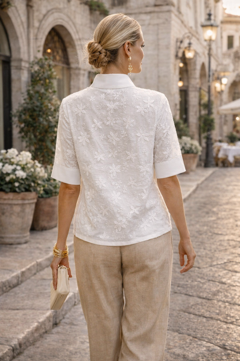 thalia - Blusa Fiori Venezia