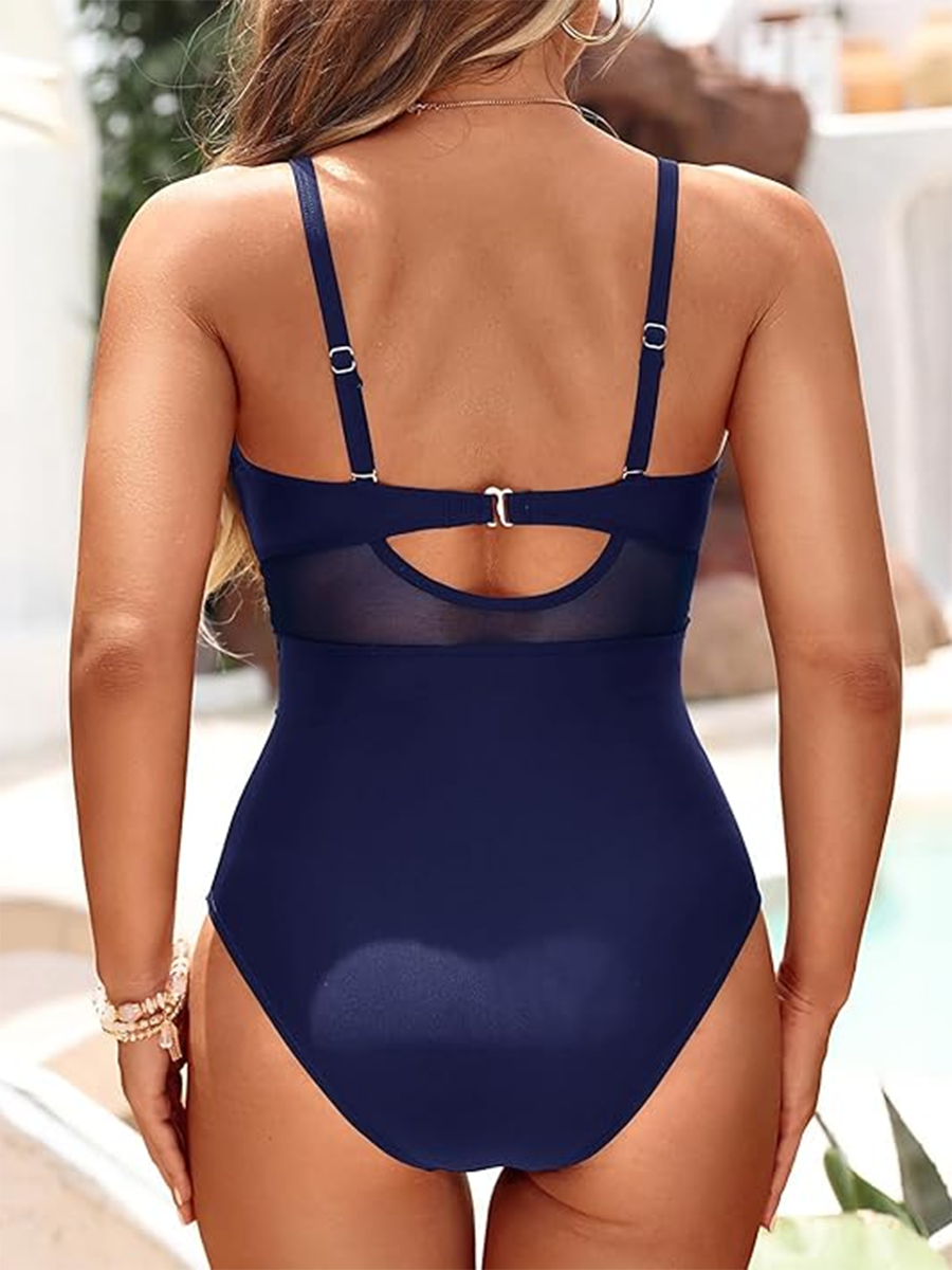 Bañador de Mujer con Transparencias Moldeadoras - Amanda