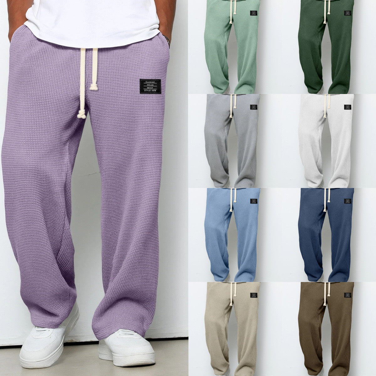 Paco - Pantalones para hombre de corte cómodo