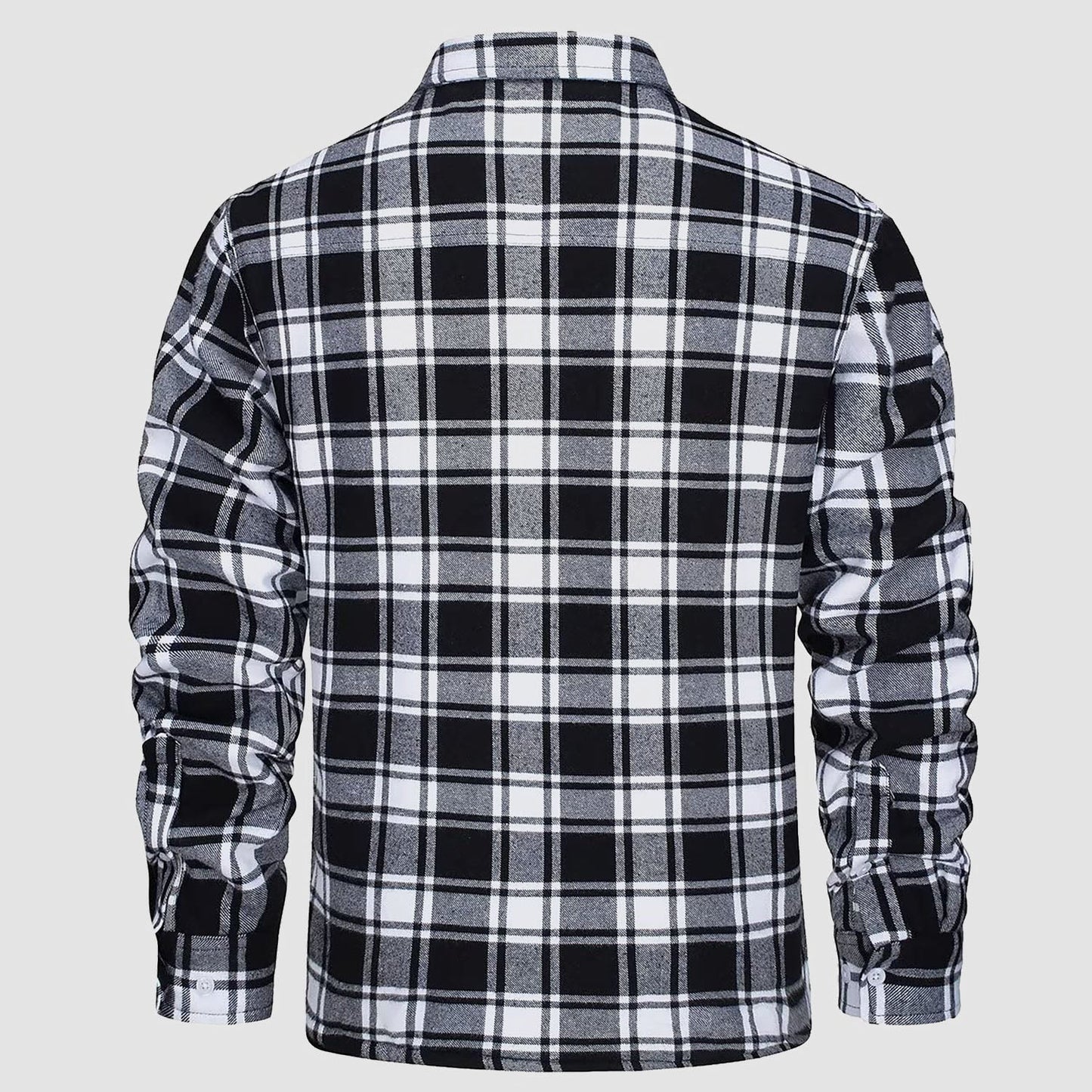 Arturo - Chaqueta de camisa a cuadros con forro