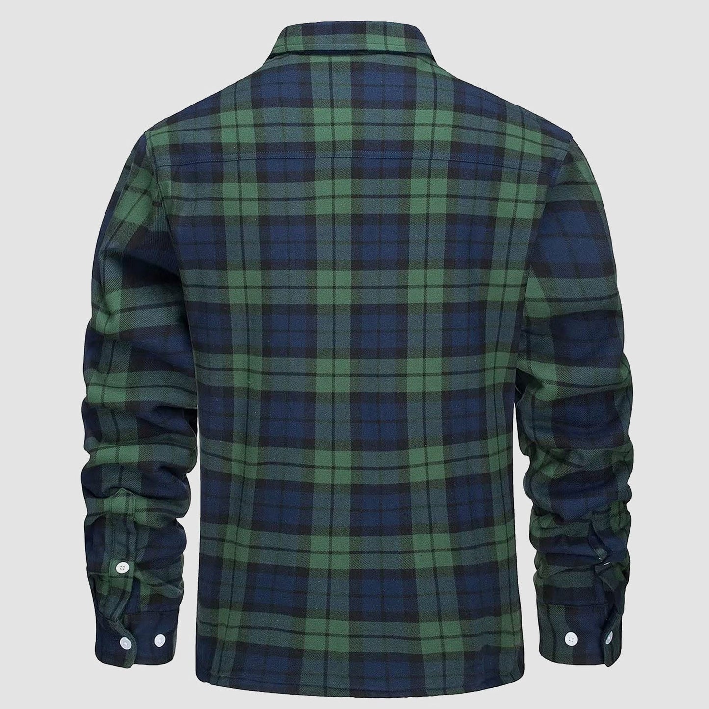 Arturo - Chaqueta de camisa a cuadros con forro