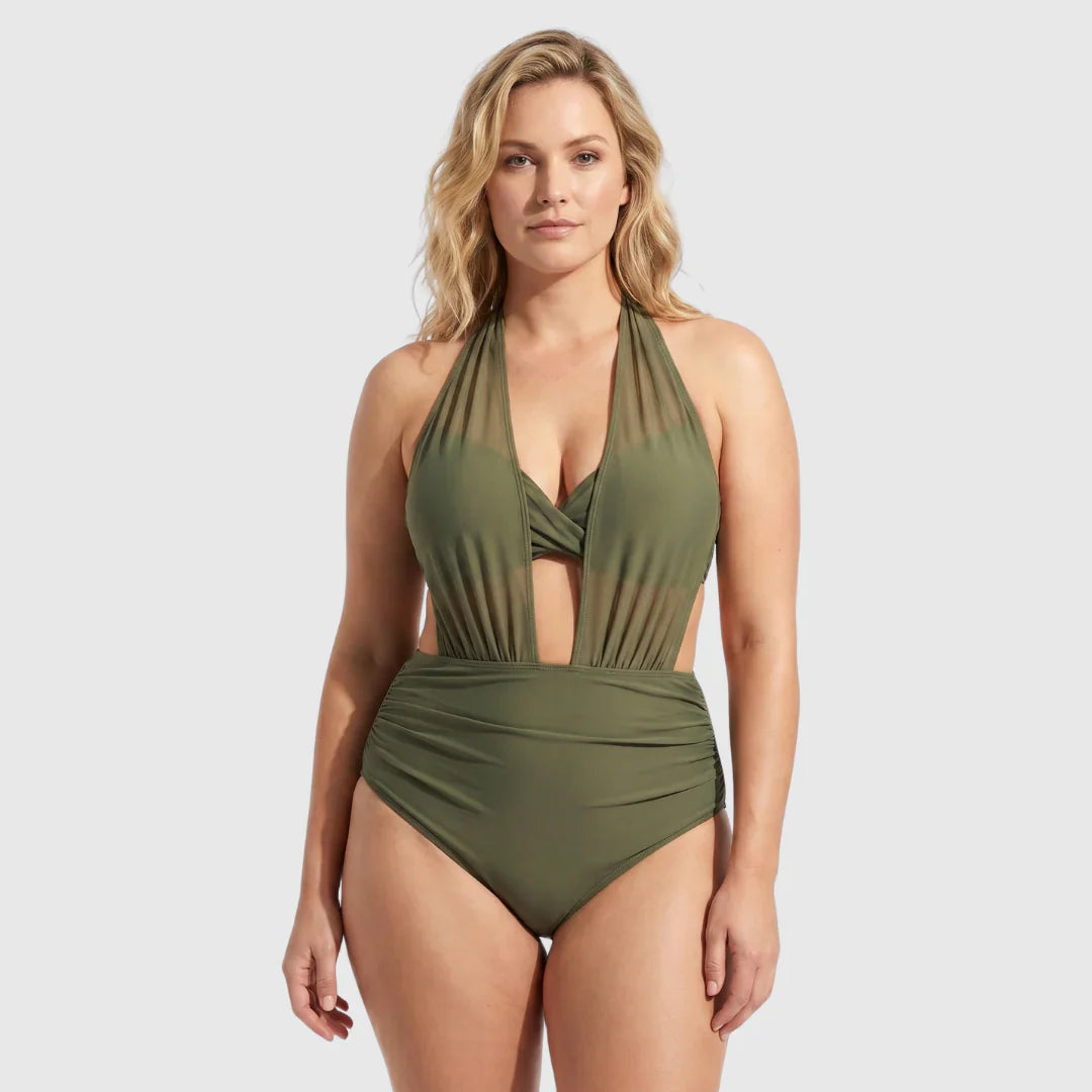 Bea™ | Bikini  con talle alto y efecto moldeador de abdomen