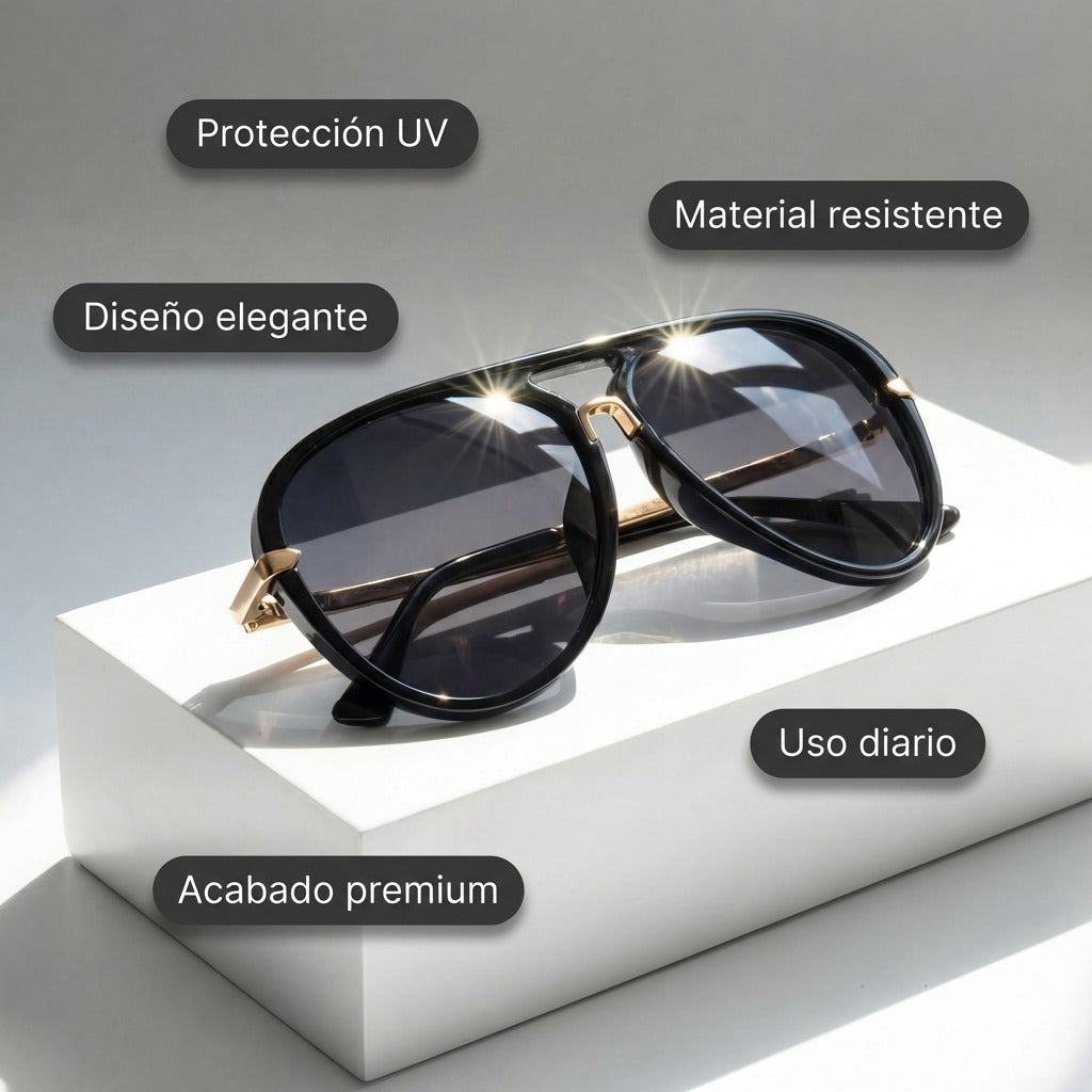 Violeta-Gafas de sol Viola Aviador