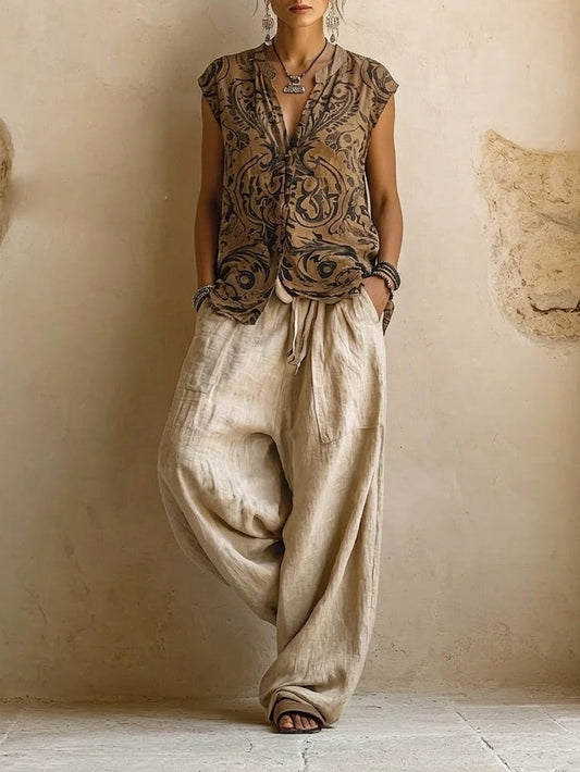 Alicia | Conjunto bohemio fluido en capas
