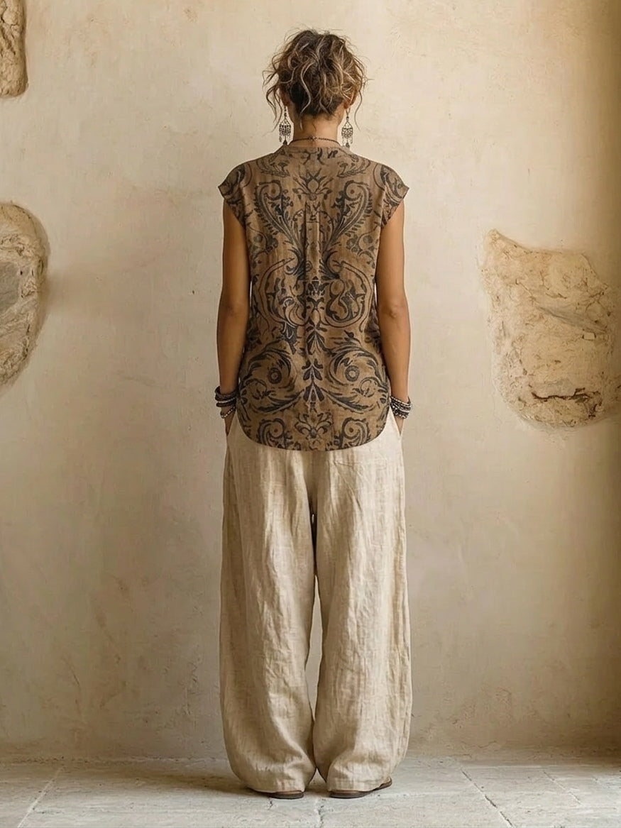 Alicia | Conjunto bohemio fluido en capas