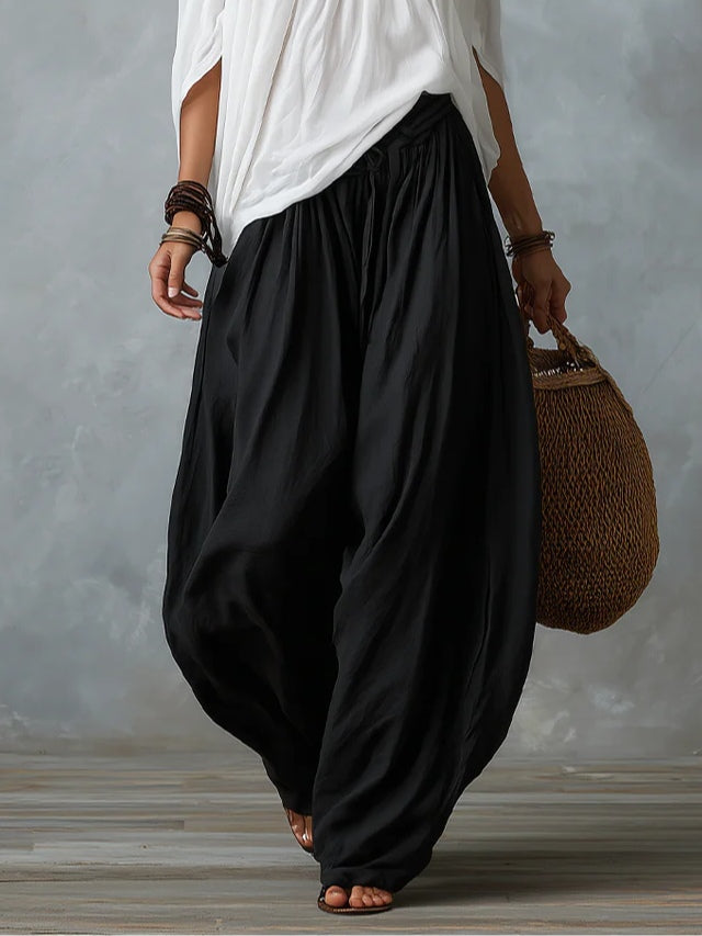 Luna | Conjunto de hombros descubiertos y pantalón fluido