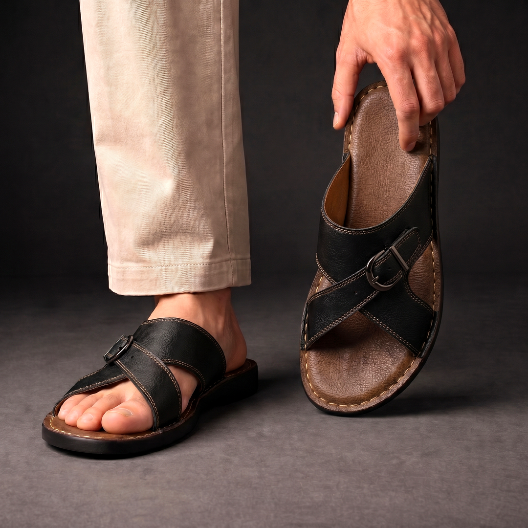 Victor | Sandalias de cuero