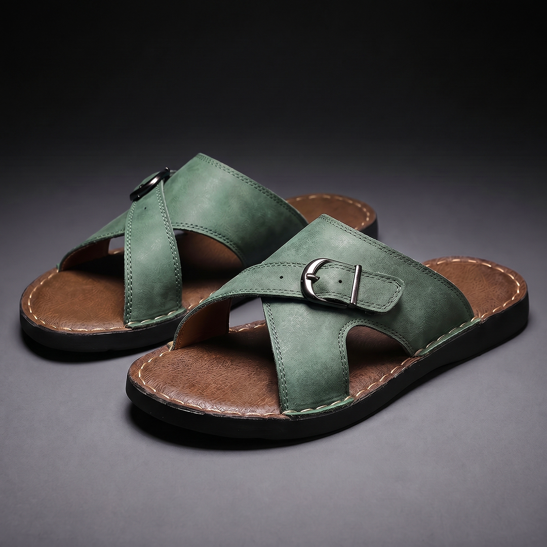 Victor | Sandalias de cuero