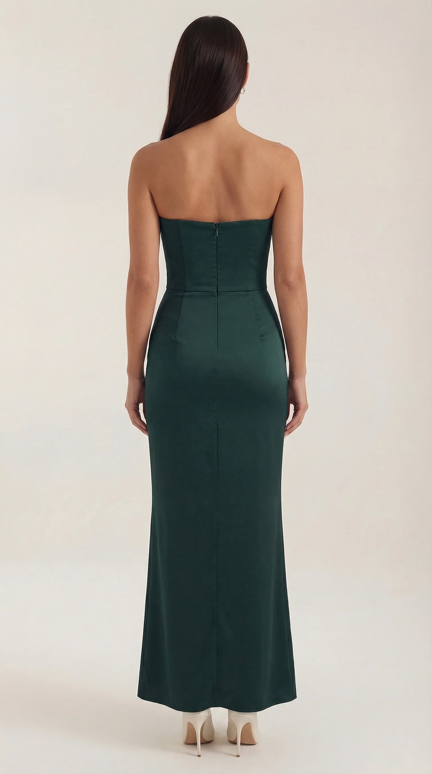 Andrea-Vestido largo tipo corsé