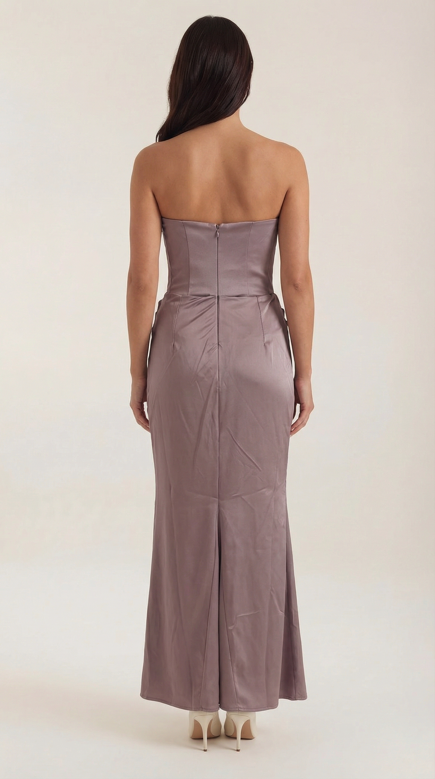 Andrea-Vestido largo tipo corsé