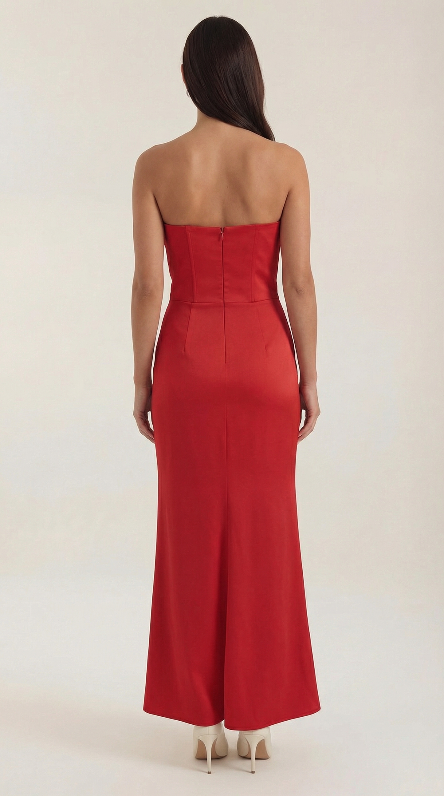 Andrea-Vestido largo tipo corsé