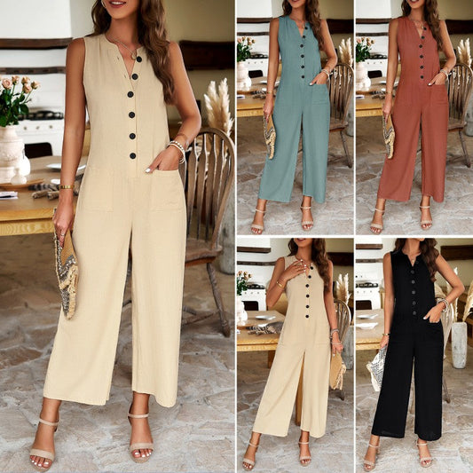 Marina - Elegante mono sin mangas para mujer